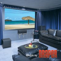 Draper Onyx Экран для проектора на раме HDTV (9:16) ,диагональ 303см/1...